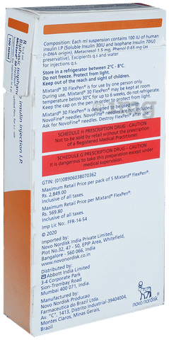 Mixtard 30 Flexpen (3ml Each) image