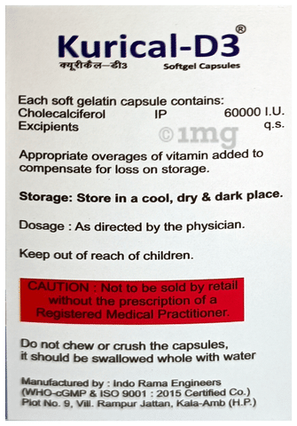 Kurical-D3 Softgel Capsule image