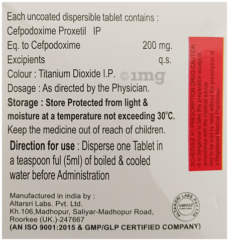 Rapipod 200 Tablet DT image Rapipod 200 Tablet DT image