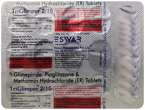TriGlimper 2/15 Tablet ER image TriGlimper 2/15 Tablet ER image