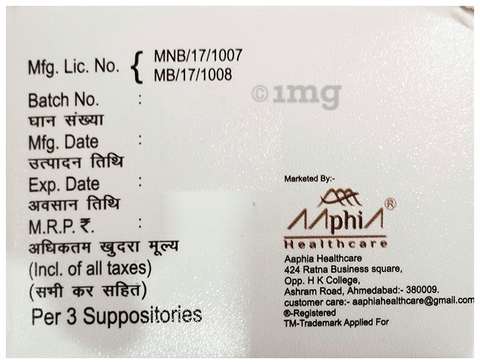VG3 Softgel Suppositories
