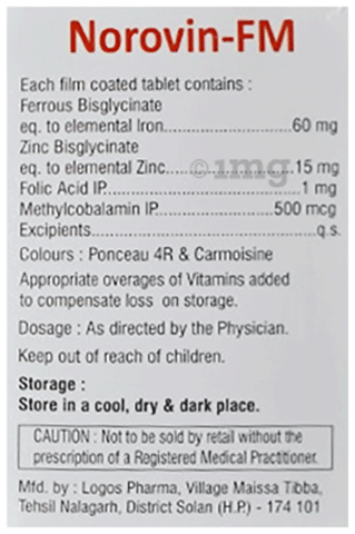Norovin-FM Tablet image