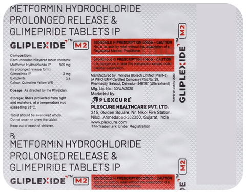 Gliplexide M2 Tablet PR image