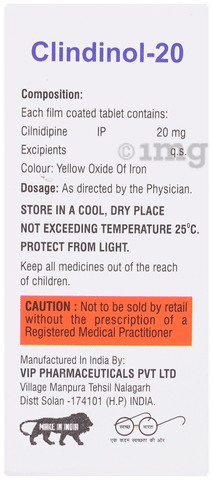 Clindinol 20mg Tablet image