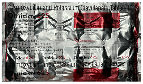 Orniclav 625 Tablet image Orniclav 625 Tablet image