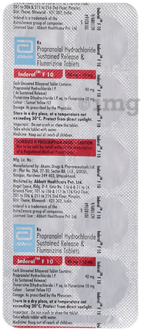 propranolol tablets l.p