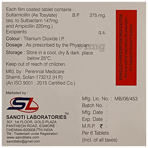 Hysobrid 375 Tablet image