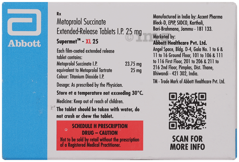Supermet XL 25 Tablet image
