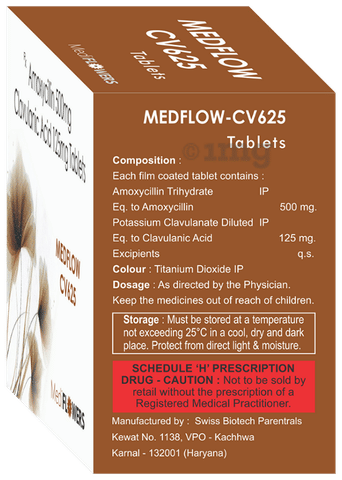 Medflow-CV 625 Tablet image