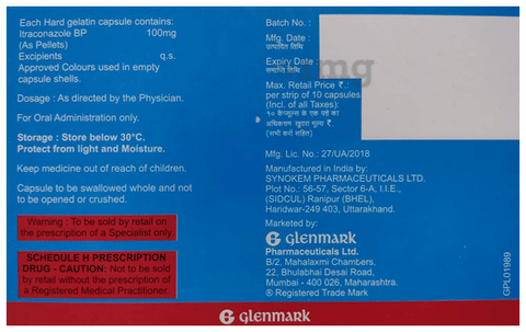 Candipraz 100mg Capsule image