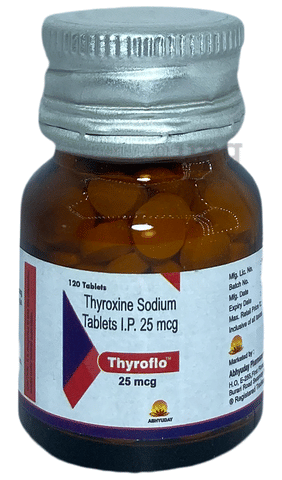 Thyroflo 25mcg Tablet image
