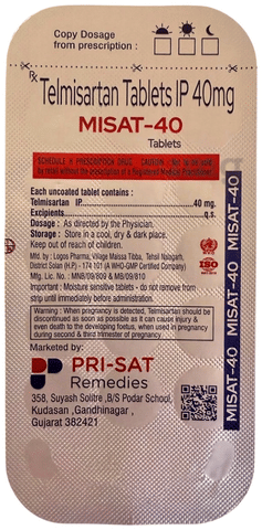 Misat 40 Tablet image