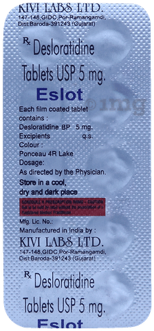 Eslot 5mg Tablet image