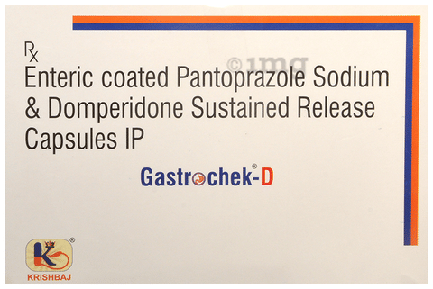 Gastrochek D 30mg/40mg Capsule image