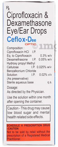 Ceflox-Dee Optic Eye/Ear Drops image Ceflox-Dee Optic Eye/Ear Drops image