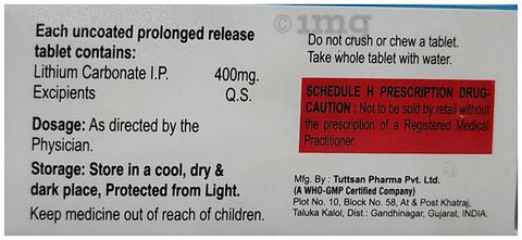 Tulith-SR 400 Tablet image