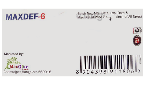 Maxdef 6mg Tablet image