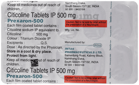Prexaron 500 Tablet image Prexaron 500 Tablet image