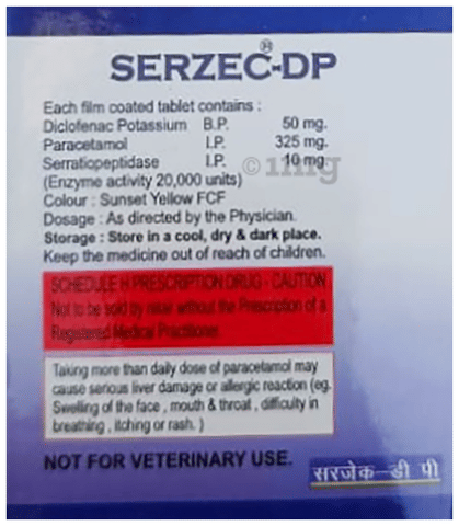 Serzec-DP Tablet image Serzec-DP Tablet image