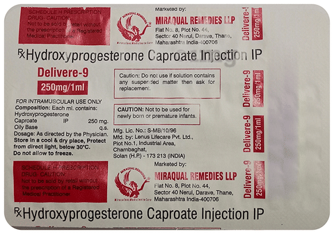 Delivere 9 250mg Injection image
