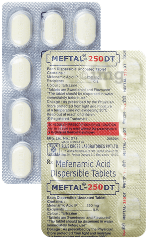 Meftal 250 Tablet image