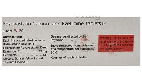 Razel-EZ 20 Tablet image Razel-EZ 20 Tablet image