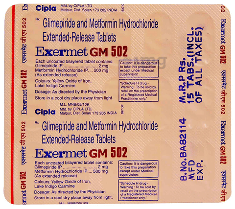 Exermet GM 502 Tablet PR