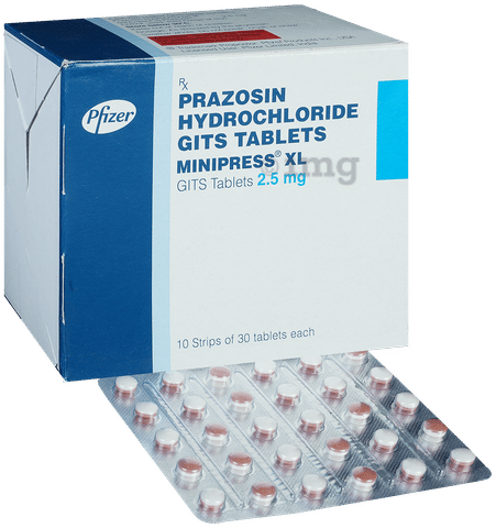Minipress XL 2.5mg Tablet image