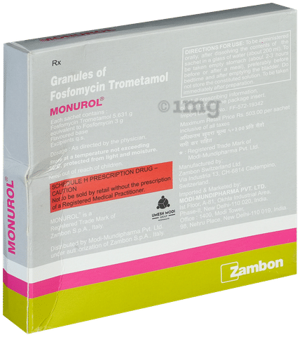 Monurol Granules For Oral Solution