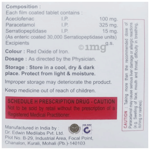 Seraclenz Tablet image