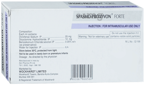 Spasmo-Proxyvon Forte Injection image