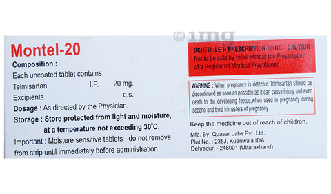 Montel 20 Tablet image Montel 20 Tablet image
