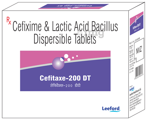 Cefitaxe 200 DT Tablet image Cefitaxe 200 DT Tablet image