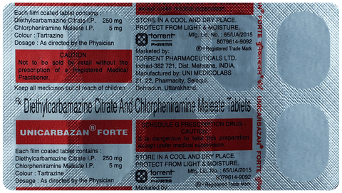 Unicarbazan Forte Tablet image