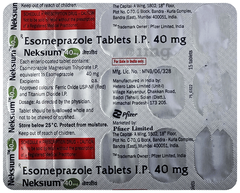 Neksium 40 Tablet image