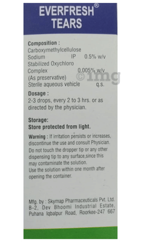 Everfresh Tears 0.5% Eye Drop image Everfresh Tears 0.5% Eye Drop image