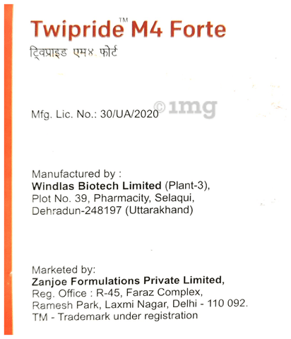 Twipride M 4 Forte Tablet PR