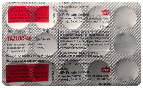 Tazloc 40 Tablet image
