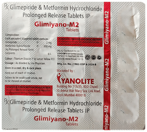 Glimiyano-M2 Tablet PR image Glimiyano-M2 Tablet PR image