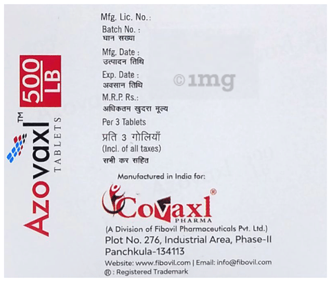 Azovaxl 500 LB Tablet image Azovaxl 500 LB Tablet image