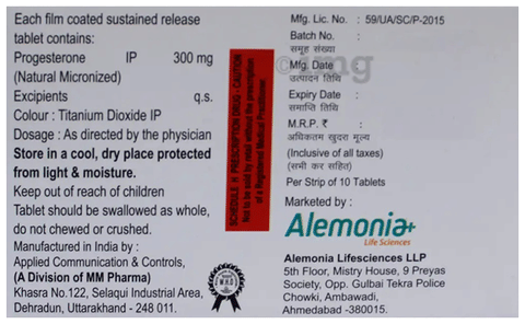 Alegest 300 Tablet SR image