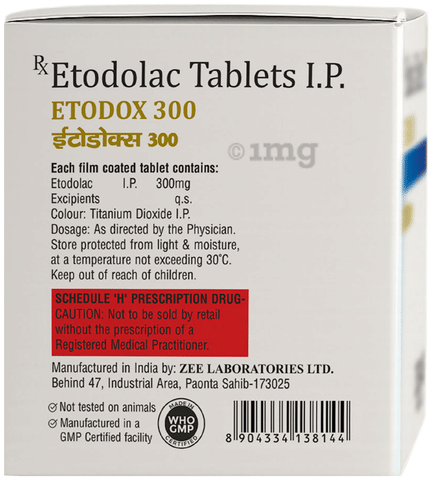 Etodox 300 Tablet image Etodox 300 Tablet image