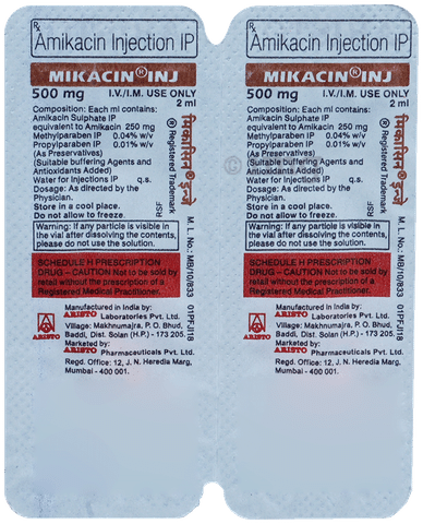 Mikacin 500mg Injection