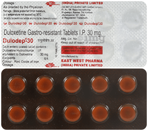 Dulodep 30mg Tablet image