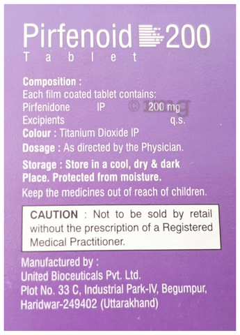 Pirfenoid 200 Tablet image