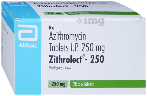 Zithrolect 250 Tablet image