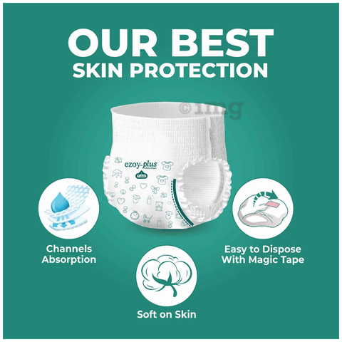 Ezoy-Plus Extra Soft Baby Diaper Pants (40 Each) Small: Buy combo