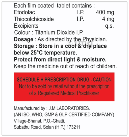 Flexeotran Tablet image