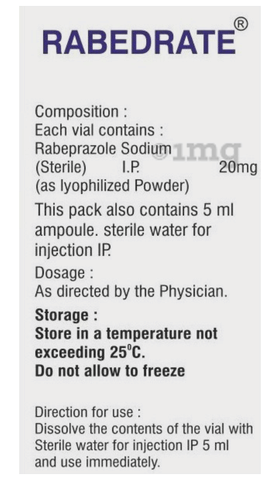 Rabedrate 20mg Injection image