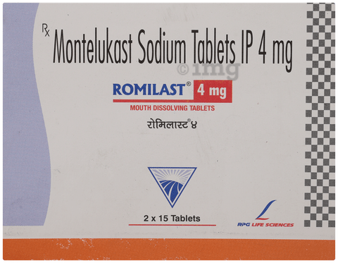 Romilast 4mg Tablet image